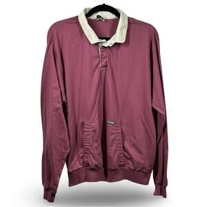 LeTigre‎ Vintage Bomber Pullover Men's Size XL 80s Retro Eclectic USA Sporty